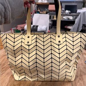 Emilio Pepe Geometric Patterned Tote Bag